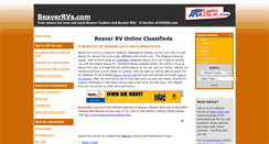 Desktop Screenshot of beaverrvs.com